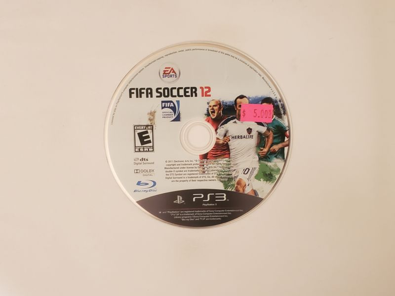 Sony Playstation 3 FIFA Soccer 12 video game