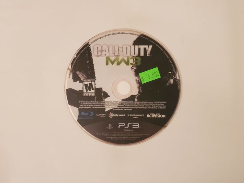Sony Playstation 3 Call of Duty Modern Warfare 3 video game