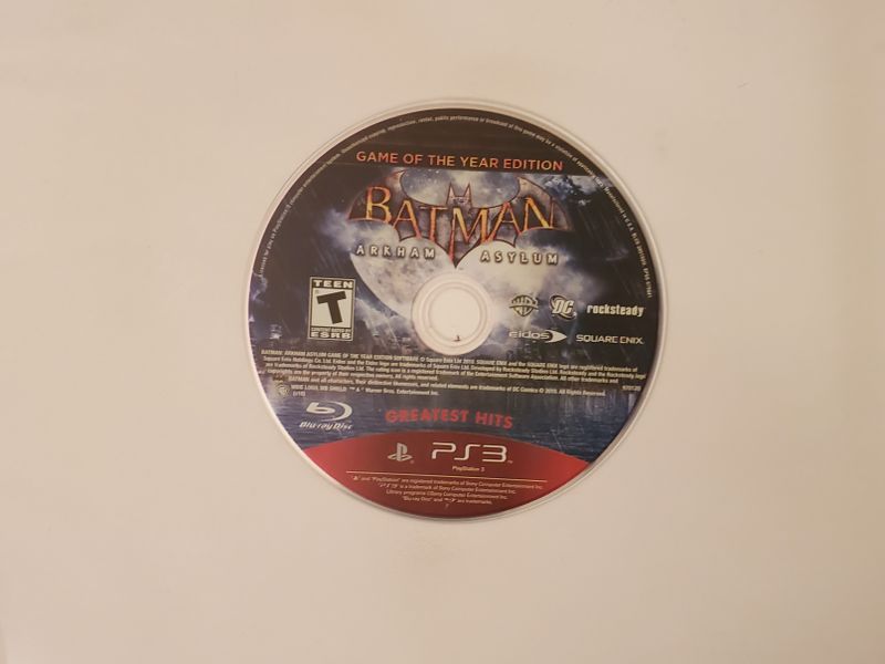 Sony Playstation 3 Batman: Arkham Asylum [Game of the Year Greatest Hits] video game