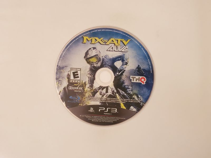 Sony Playstation 3 MX vs. ATV Alive video game