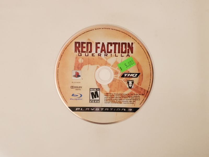 Sony Playstation 3 Red Faction: Guerrilla video game