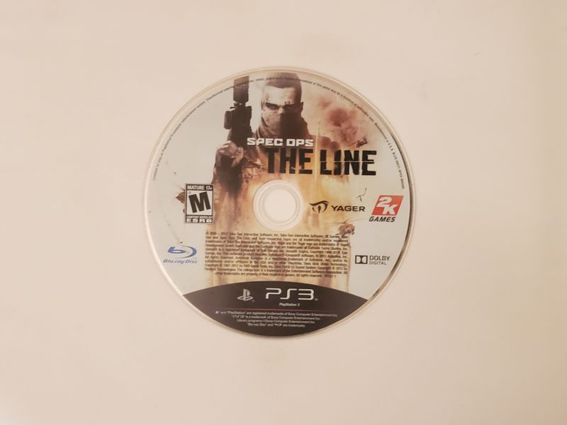 Sony Playstation 3 Spec Ops The Line video game
