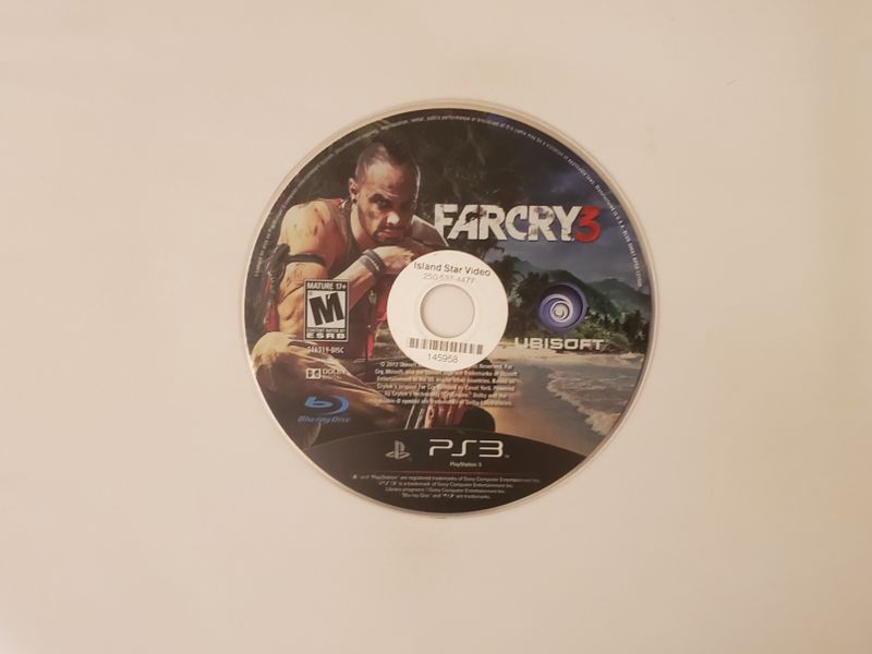 Sony Playstation 3 Far Cry 3 video game