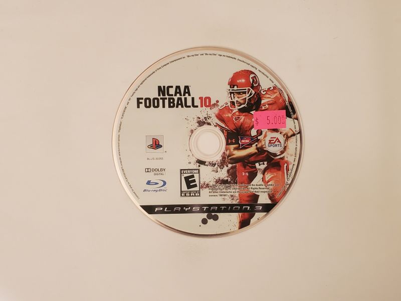 Sony Playstation 3 NCAA Football 10 video game