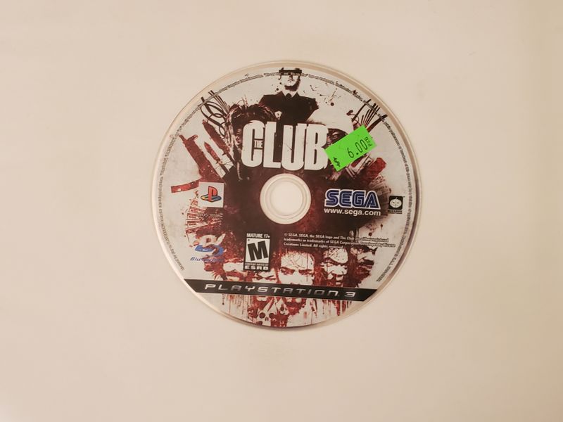 Sony Playstation 3 The Club video game