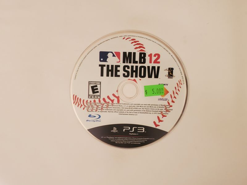 Sony Playstation 3 MLB 12: The Show video game