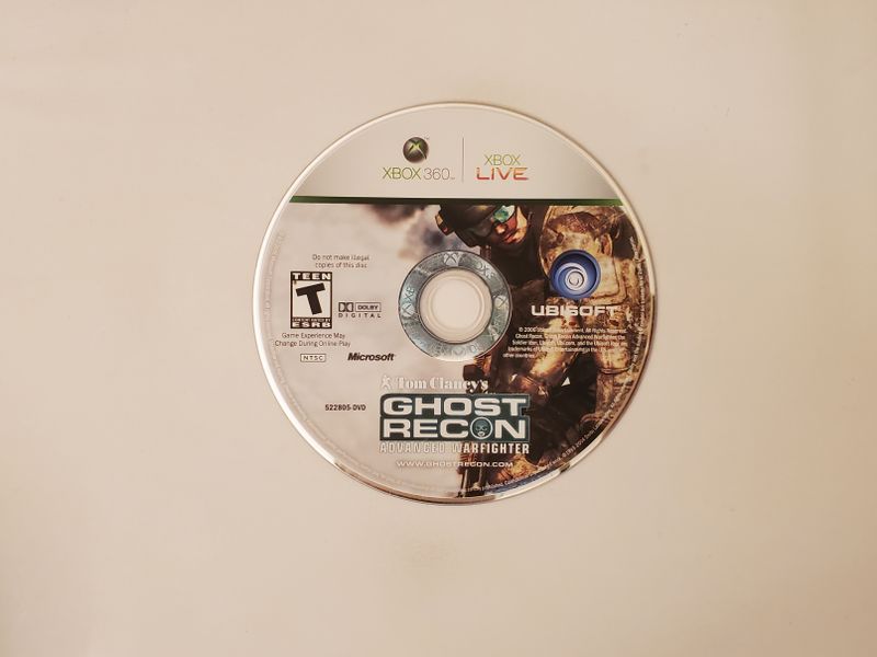 Microsoft Xbox 360 Ghost Recon Advanced Warfighter video game