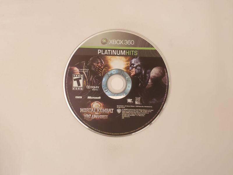 Microsoft Xbox 360 Mortal Kombat Vs. DC Universe [Platinum Hits] video game