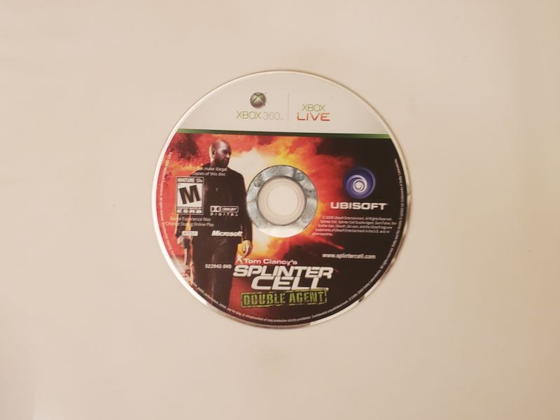 Microsoft Xbox 360 Splinter Cell Double Agent video game