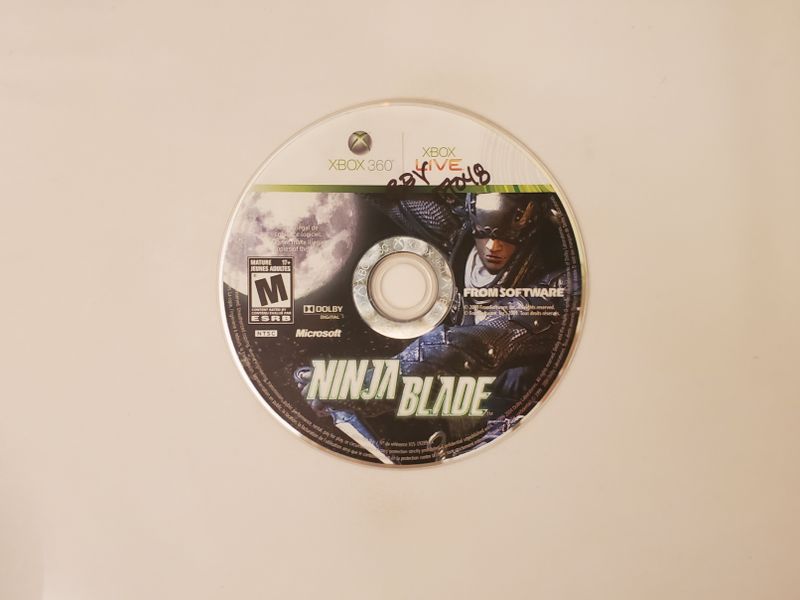 Microsoft Xbox 360 Ninja Blade video game