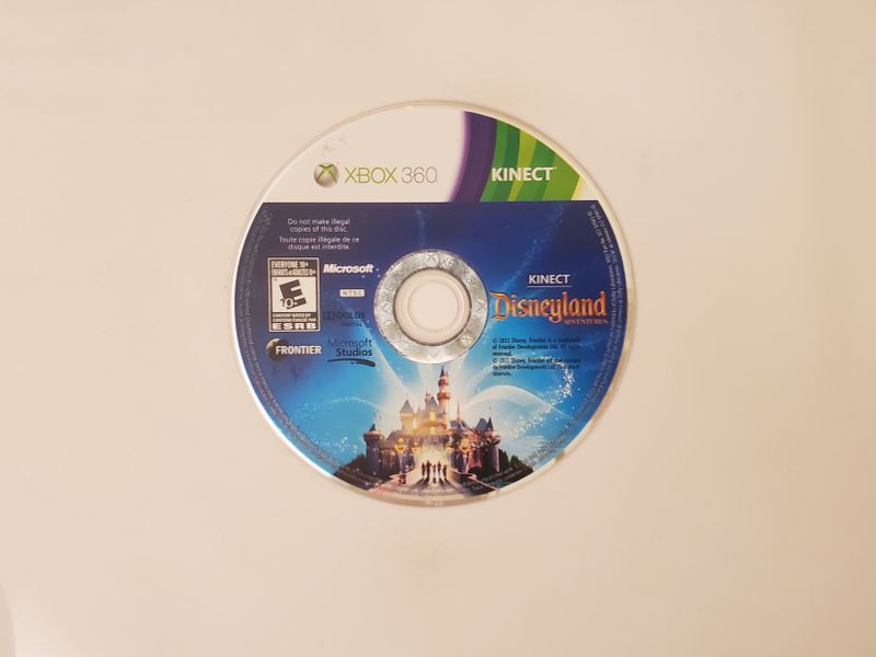 Microsoft Xbox 360 Kinect Disneyland Adventures video game