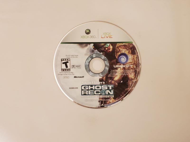 Microsoft Xbox 360 Ghost Recon Advanced Warfighter video game