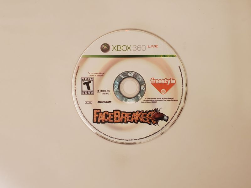Microsoft Xbox 360 FaceBreaker video game