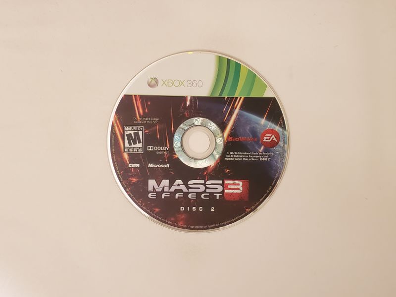 Microsoft Xbox 360 Mass Effect 3 (Disc 2) video game