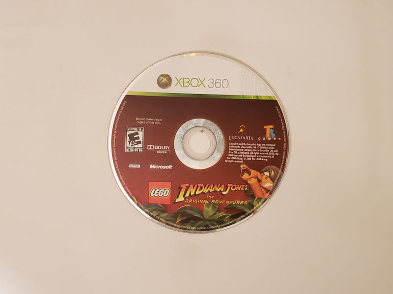 Microsoft Xbox 360 LEGO Indiana Jones The Original Adventures video game