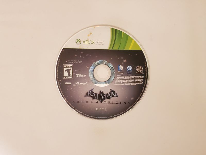Microsoft Xbox 360 Batman: Arkham Origins (Disc 1) video game