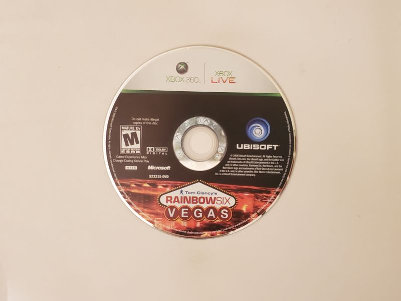 Microsoft Xbox 360 Rainbow Six Vegas video game