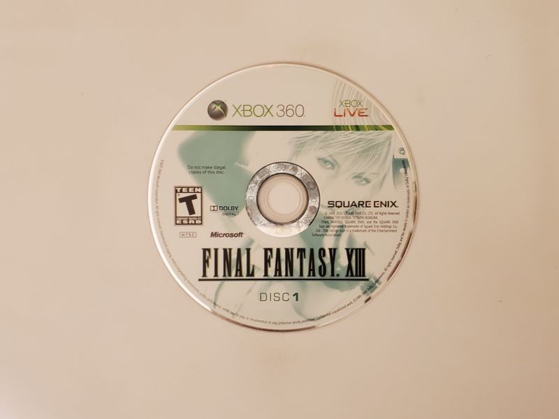 Microsoft Xbox 360 Final Fantasy XIII (Disc 1) video game