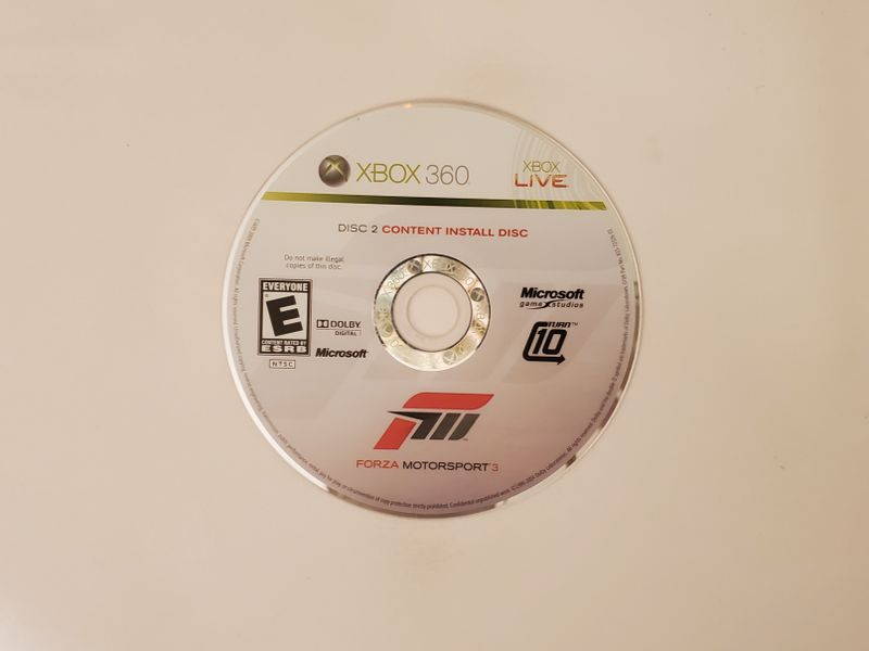 Microsoft Xbox 360 Forza Motorsport 3 (Disc 2 Content Install Disc) video game