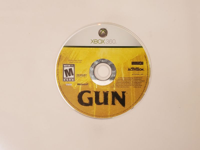 Microsoft Xbox 360 Gun video game