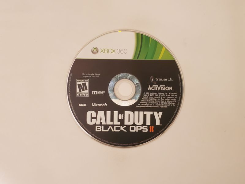 Microsoft Xbox 360 Call of Duty Black Ops II video game