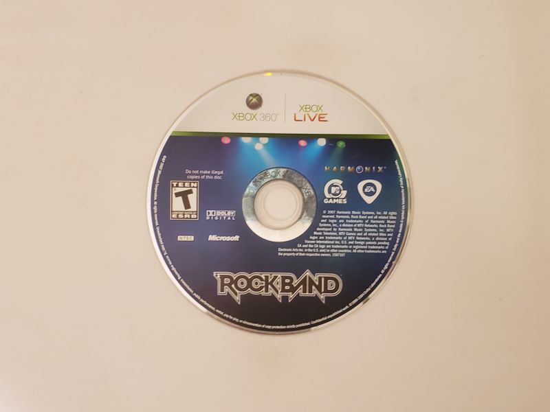 Microsoft Xbox 360 Rock Band video game