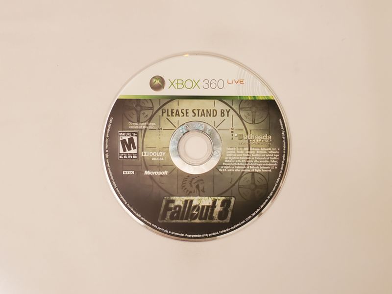 Microsoft Xbox 360 Fallout 3 video game