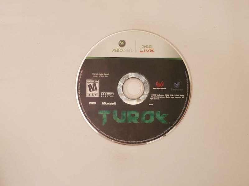 Microsoft Xbox 360 Turok video game