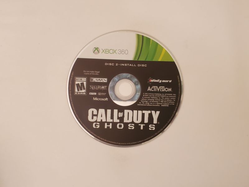 Microsoft Xbox 360 Call of Duty: Ghosts (Disc 2 video game