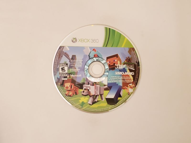 Microsoft Xbox 360 Minecraft video game
