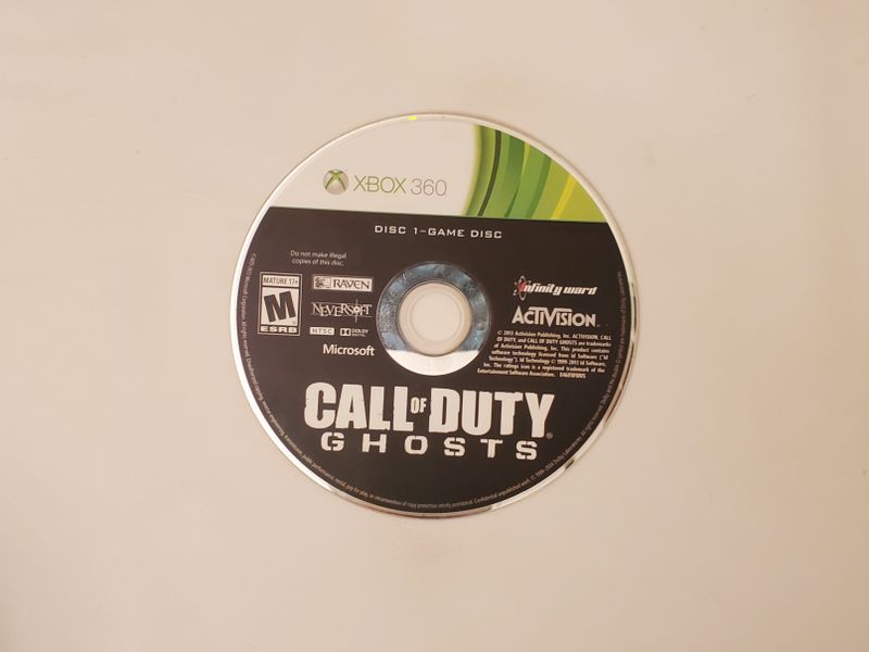 Microsoft Xbox 360 Call of Duty: Ghosts (Disc 1 video game