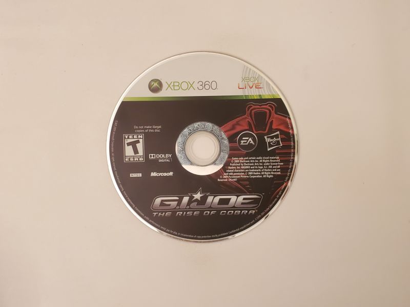 Microsoft Xbox 360 G.I. Joe: The Rise of Cobra video game