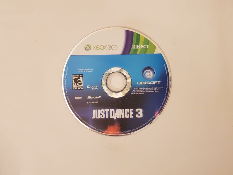 Microsoft Xbox 360 Just Dance 3 video game