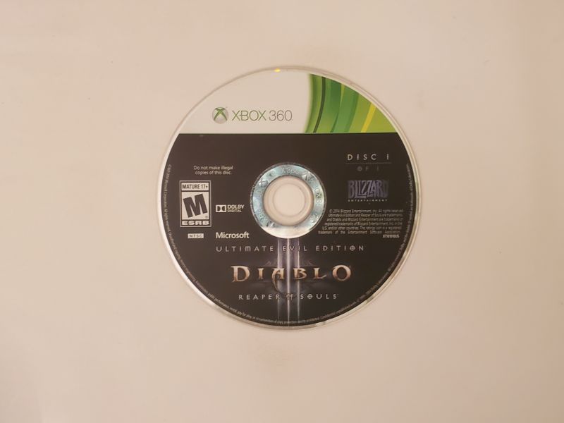 Microsoft Xbox 360 Diablo III: Reaper of Souls video game