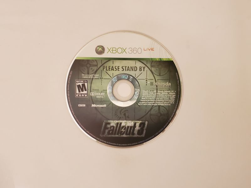 Microsoft Xbox 360 Fallout 3 video game