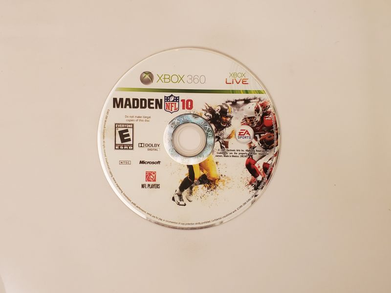 Microsoft Xbox 360 Madden NFL 10 video game