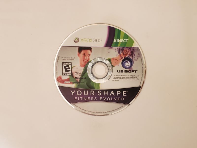 Microsoft Xbox 360 Your Shape: Fitness Evolved video game