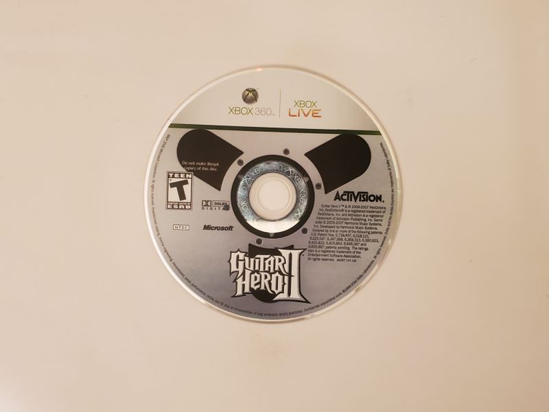 Microsoft Xbox 360 Guitar Hero II video game