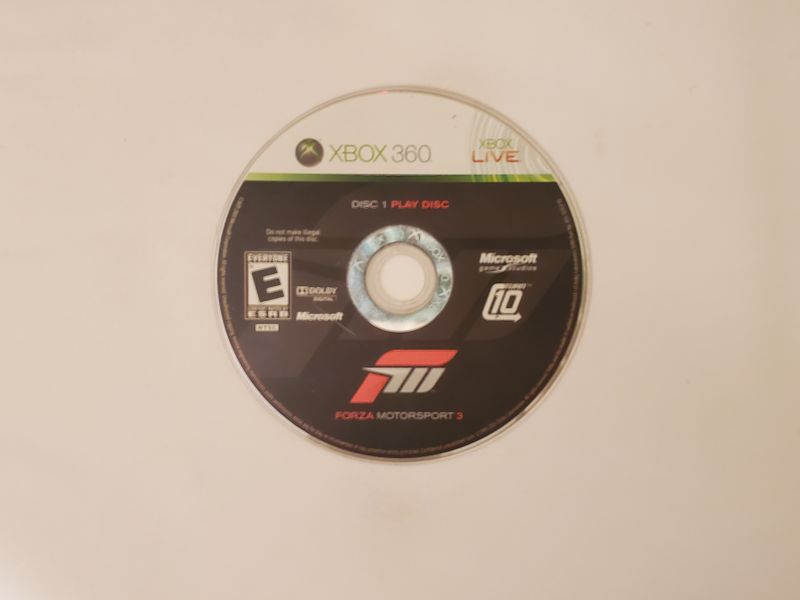 Microsoft Xbox 360 Forza Motorsport 3 (Disc 1 video game