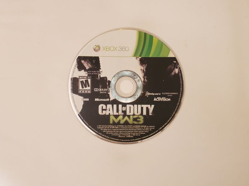 Microsoft Xbox 360 Call of Duty Modern Warfare 3 video game