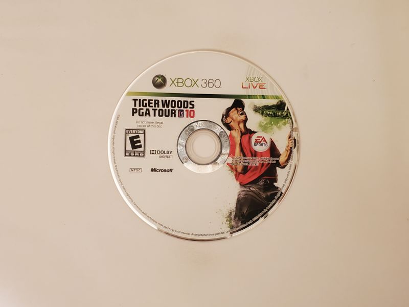 Microsoft Xbox 360 Tiger Woods PGA Tour 10 video game