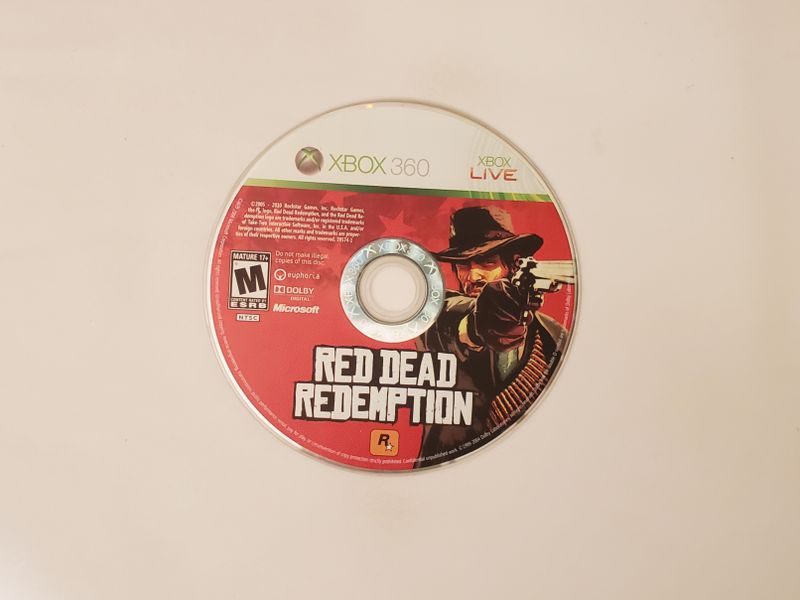 Microsoft Xbox 360 Red Dead Redemption video game