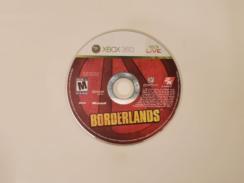 Microsoft Xbox 360 Borderlands video game