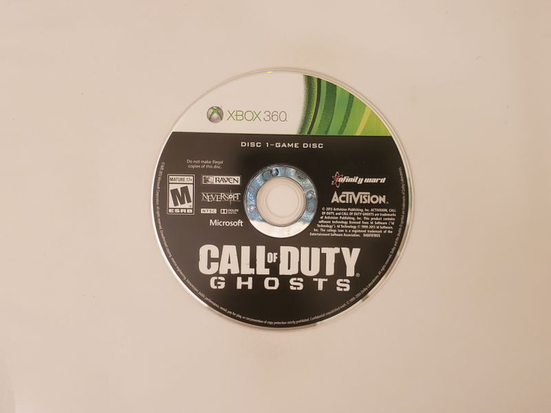 Microsoft Xbox 360 Call of Duty: Ghosts (Disc 1 video game