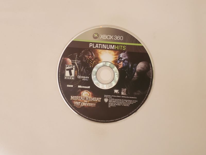 Microsoft Xbox 360 Mortal Kombat Vs. DC Universe [Platinum Hits] video game