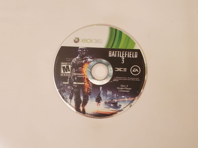 Microsoft Xbox 360 Battlefield 3 (Disc 2 video game