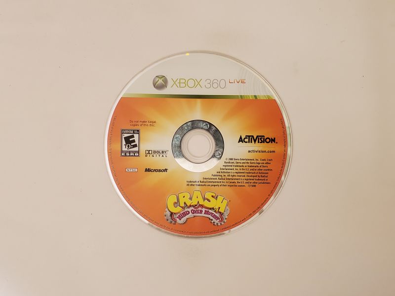 Microsoft Xbox 360 Crash Mind Over Mutant video game