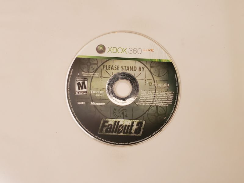 Microsoft Xbox 360 Fallout 3 video game