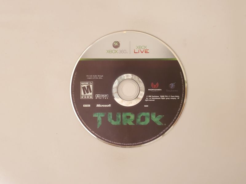 Microsoft Xbox 360 Turok video game