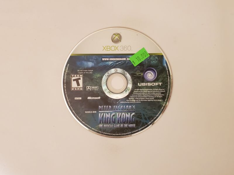 Microsoft Xbox 360 Peter Jackson's King Kong video game